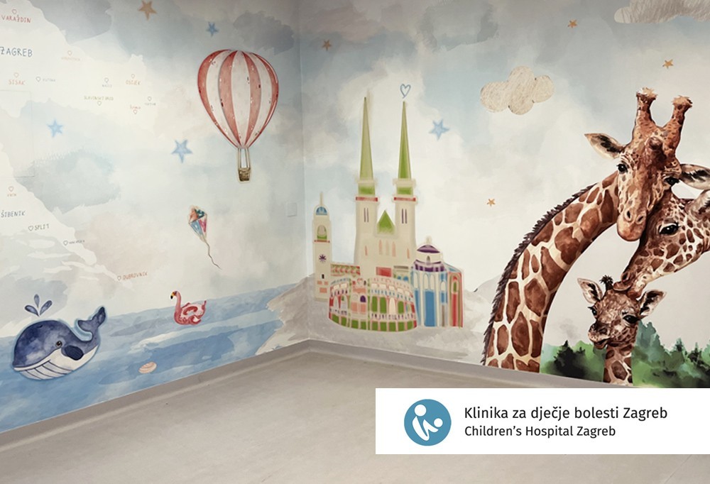 Tvoja Tapeta in Children's Hospital Zagreb